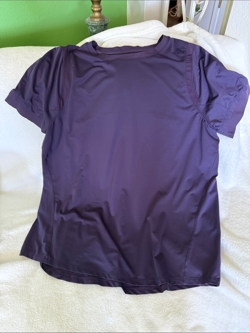 Avia Purple Short Sleeve Athletic Tee